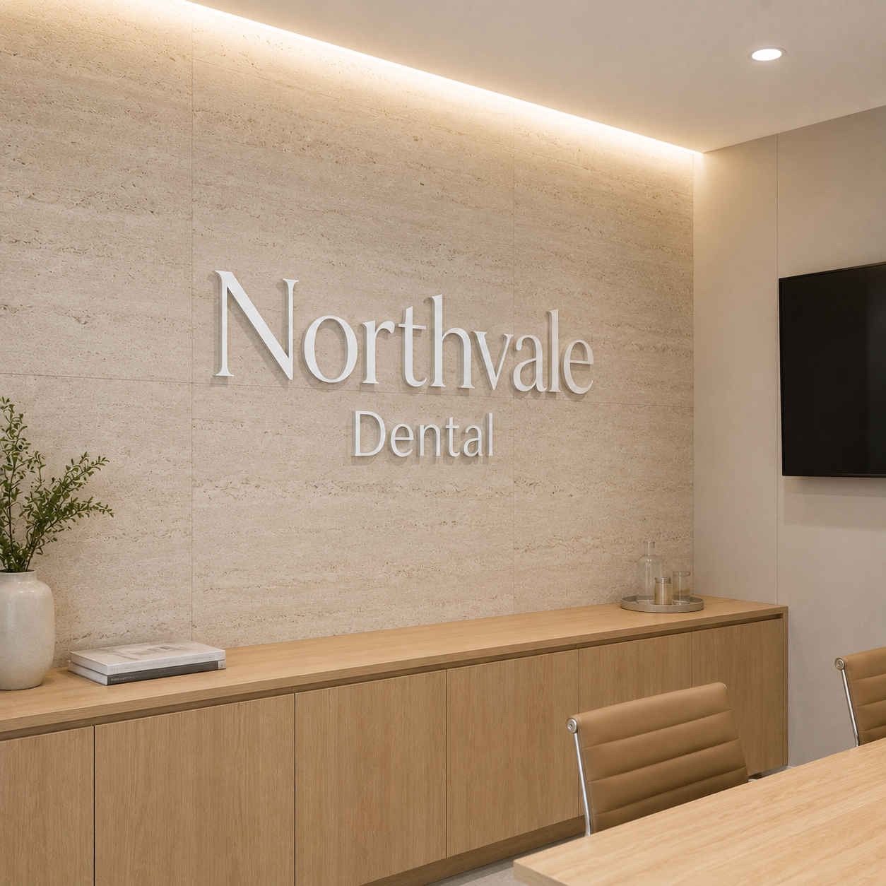 Dental conference and consultation room sign