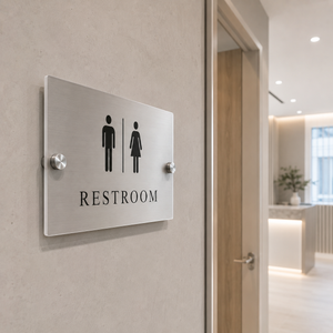 Dental restroom sign