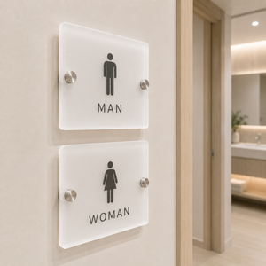 Dental restroom sign