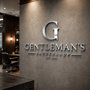 Hair salon logo sign