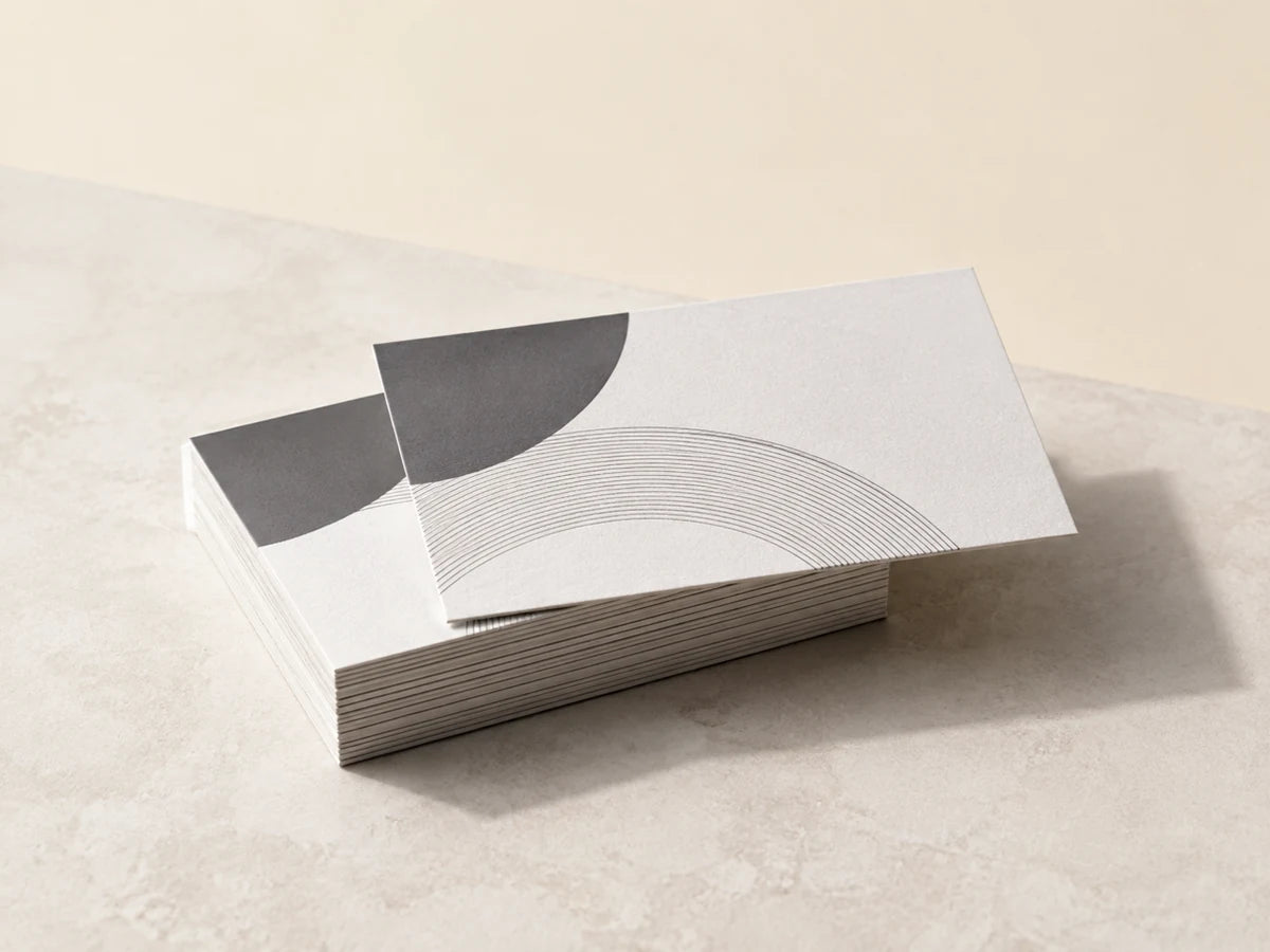 Classic matte business cards with square corners