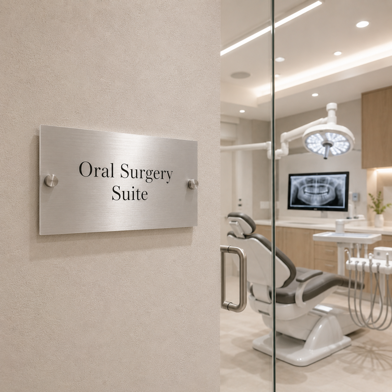 Dental treatment room sign