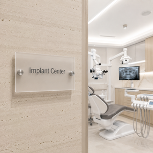 Dental treatment room sign