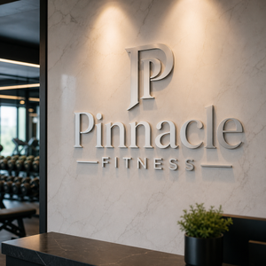 Gym entrance sign