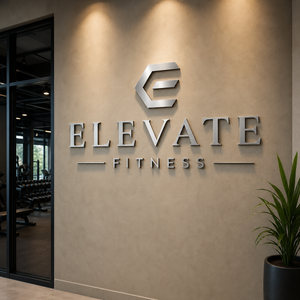 Gym entrance sign