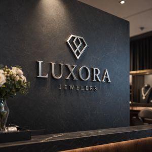 Jewelry store logo sign