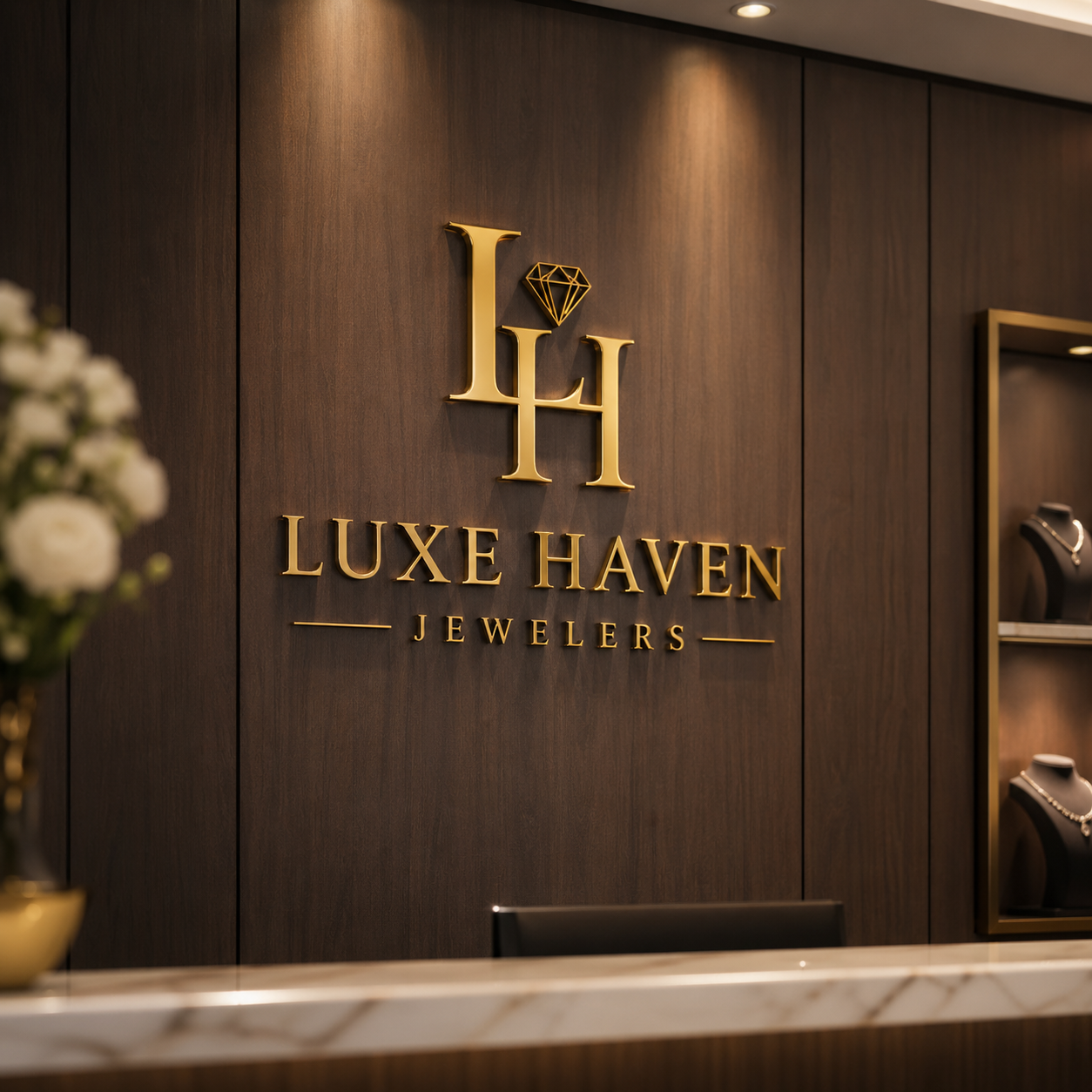 Jewelry store logo sign