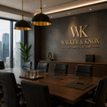 Law firm conference and meeting room sign