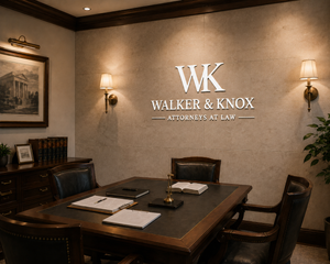 Law firm conference and meeting room sign