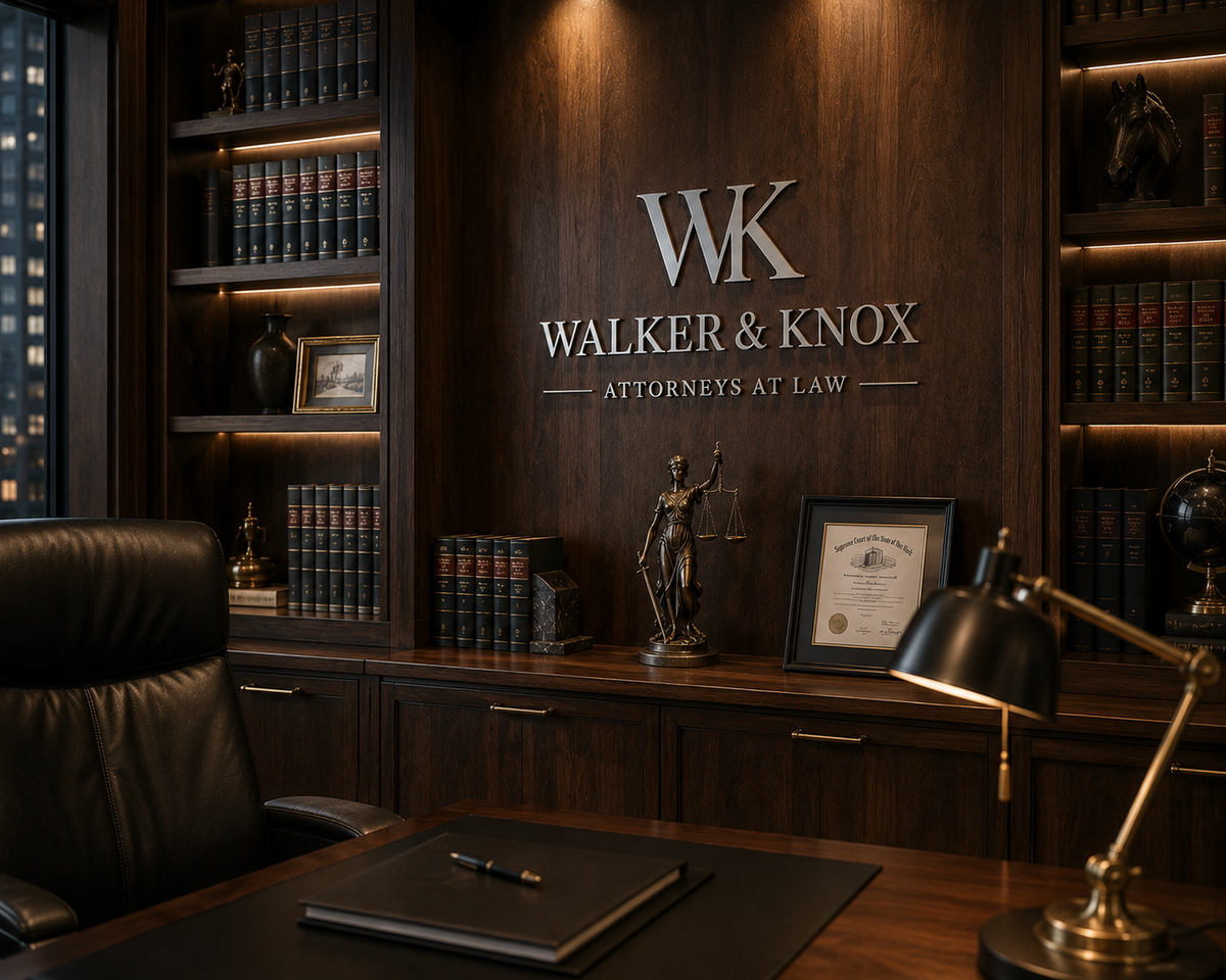 Executive attorney office sign