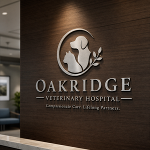 Veterinary clinic entrance sign