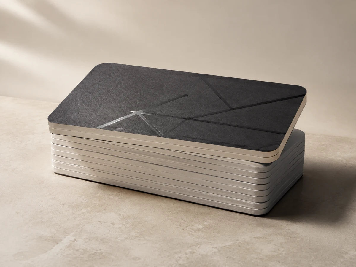 Ultra Thick business cards with rounded corners and substantial edges